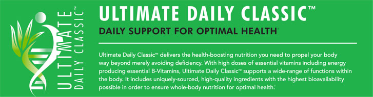 Ultimate Daily Classic delivers the health boosting nutritionyou need to propel your body way beyond merely avoiding defiency. With high doses of essential vitamins icluding energy producing essential b vitamins, Ultimate Daily Classic supports a wide range of functions within the body. It includes uniquely sourced, high quality ingredients with the highest bioavailability possible in order to ensure whole body nutriion support for optimal health. Doctor joel wallach from dead doctors dont lie audio tape owns Youngevityy .pig arthritis formula pig pack pak